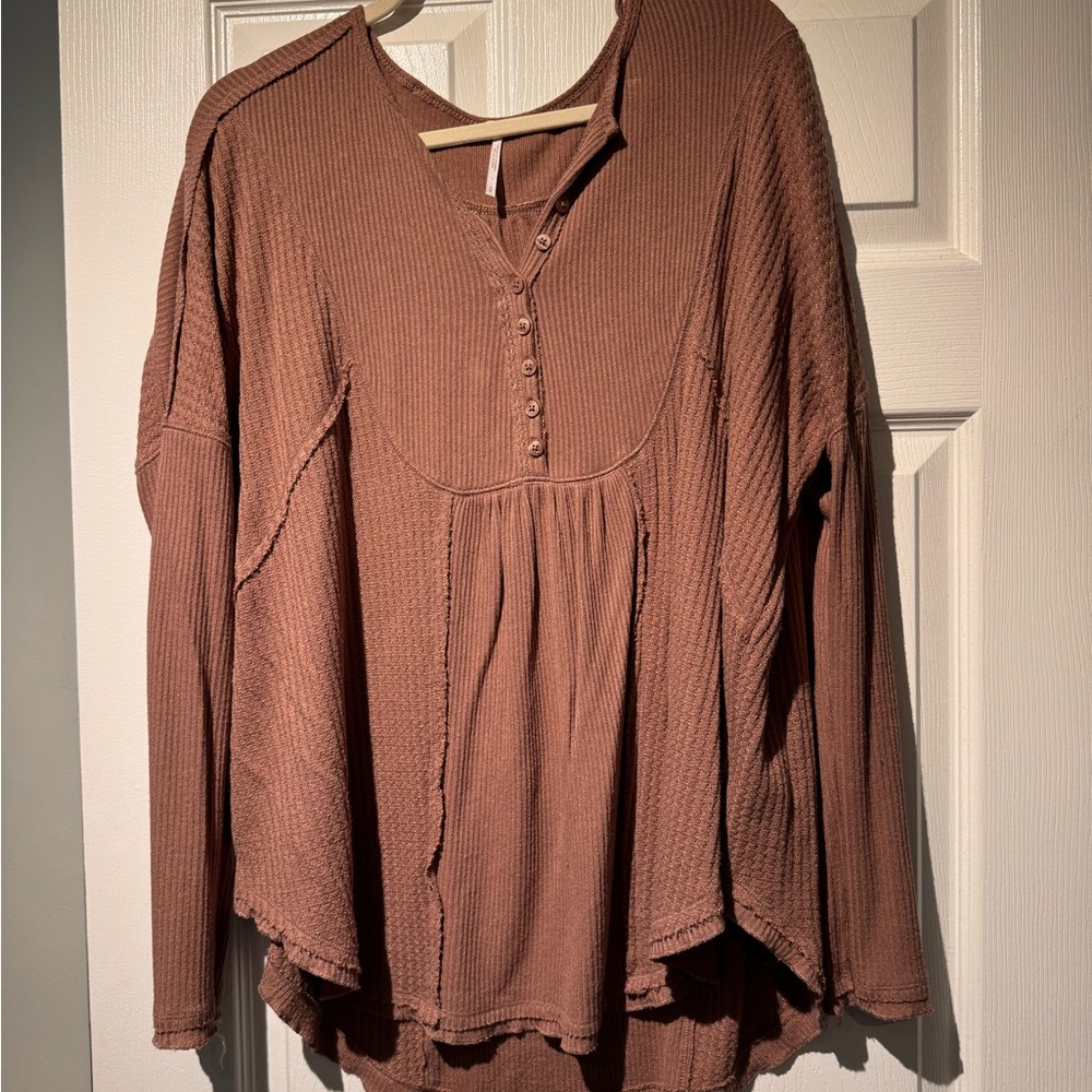 Free People Long Sleeve Top